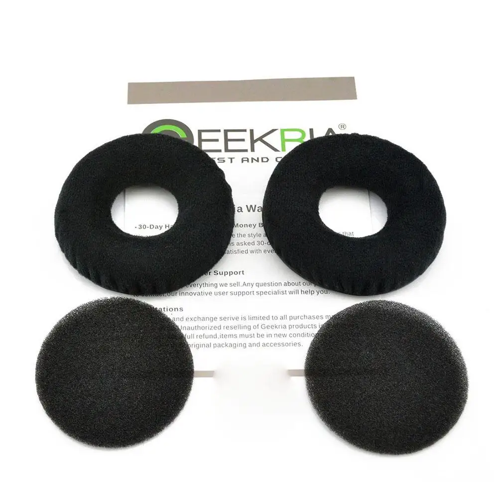 

Fleece Headphone Cover Black Ear Pads HD25 25SP-II Cushions Cozy Comfortable Replacement Stereo Bass