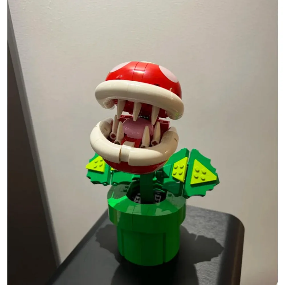 الزهور يمكن أن تأكل البشر 71426 مجموعات مكعبات البناء متوافقة مع جزيئات ليغو مناسبة لهدايا عيد الميلاد 540 قطعة