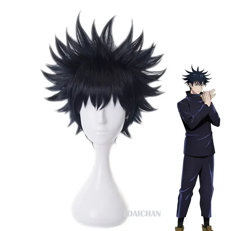 2026 Anime Season 3 The Culling Game Kirara Hoshi Cosplay wig Megumi Black Blue Suguru Yuji Itadori free wigcap all character view 3