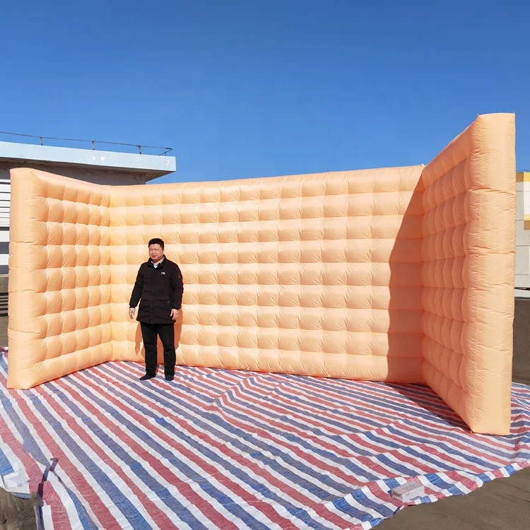 Inflatable Wall Tent Photo Booth 210D Oxford Cloth 5m X 2m X 2.5m Customizable Colors Outdoor Events Weddings Exhibitions