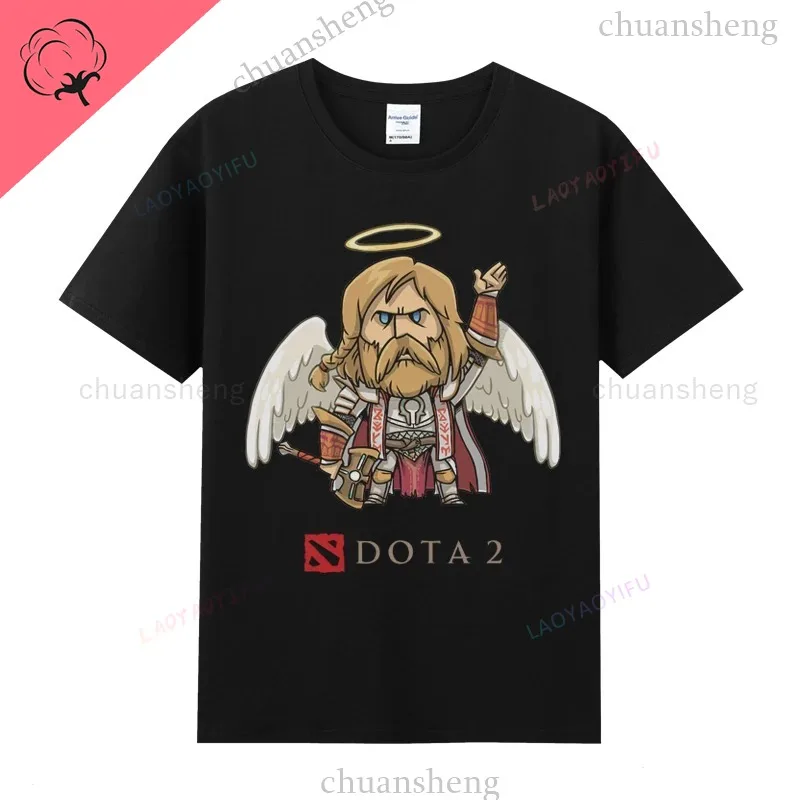 Dota2 تي شيرت لعبة بطل تي شيرت مطبوع علوي الظل فيند Pudge Axe Slardar سفين الشبح الملك سنت فينيكس ملابس للجنسين