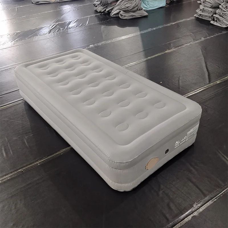 New inflatable single sticker high bed built-in battery pump three-layer high bed factory production spot straight hair