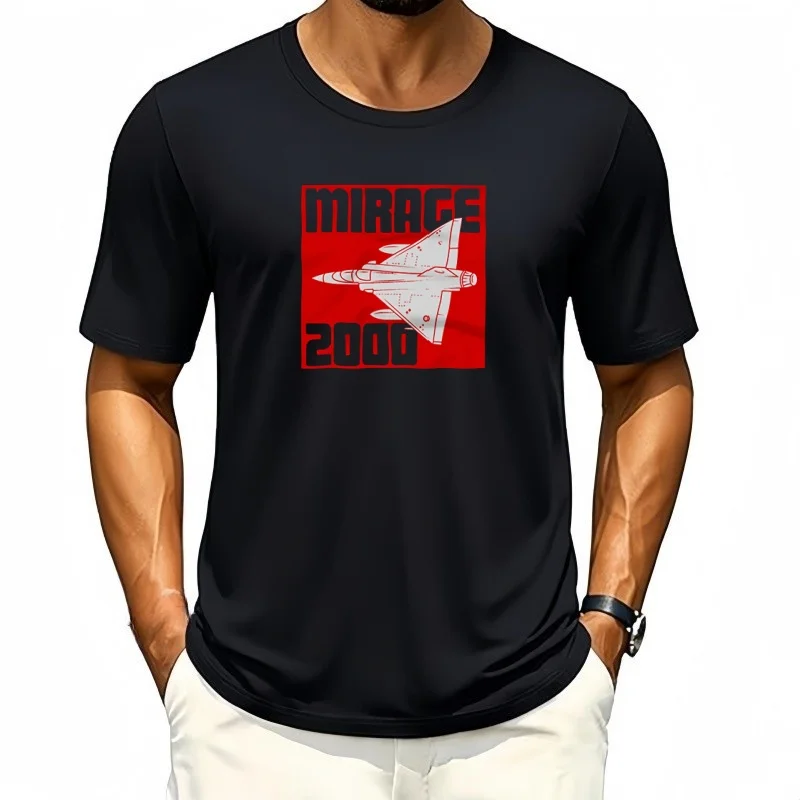 Мираж 2000, футболка Aircraft Pilot France, летние повседневные рубашки в стиле Харадзюку с короткими рукавами и круглым вырезом Мираж 2000, футболка Aircraft Pilot France, летние повседневные рубашки в стиле Харадзюку с короткими рукавами и круглым вырезом
