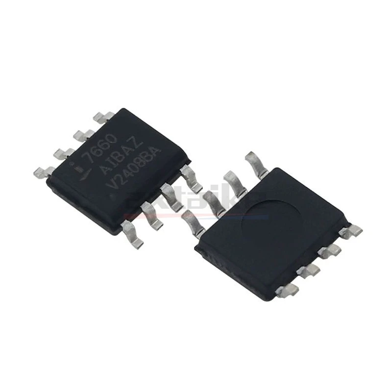 10PCS ICL7660AIBAZ SOP-8 ICL7660 7660 SMD ICL7660AIBA Super Voltage Converters are monolithic CMOS Voltage Conversion IC