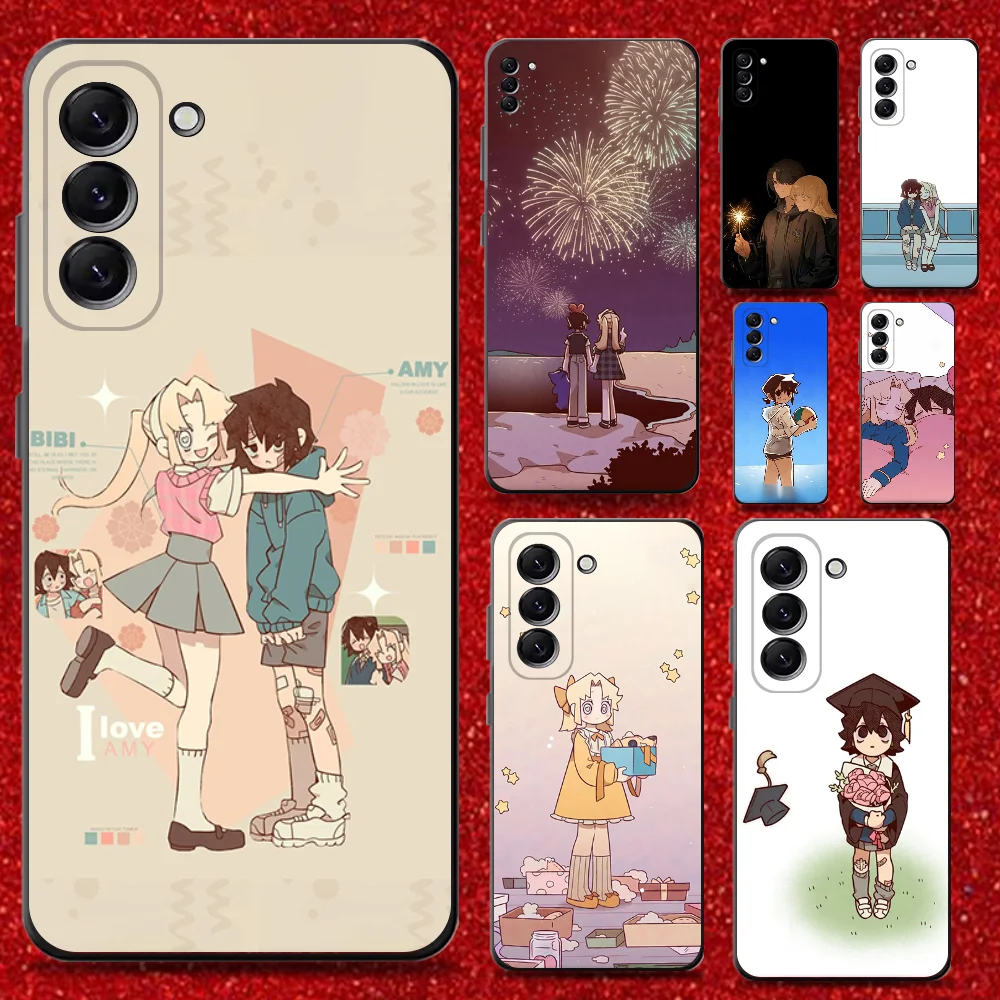 

I Love Amy BIBI Phone Case For Samsung Galaxy A13,A21s,A22,A31,A32,A52,A53,A71,A80,Soft Black Shell