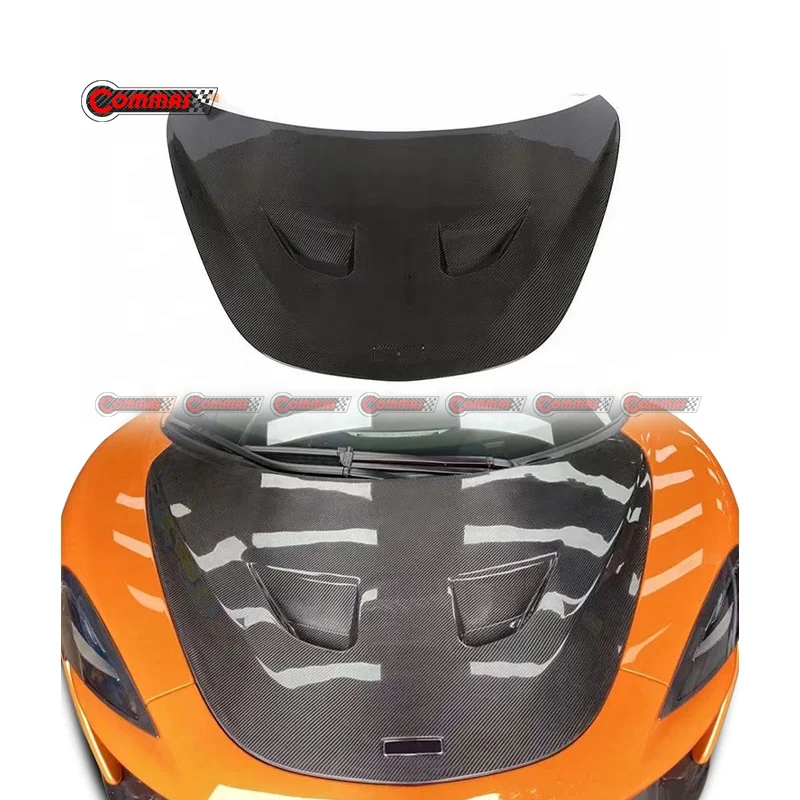 

Brilliant Quality for McLaren 540C 570S Upgrade 620R Dry Carbon Fiber Car Engine Hood Cover