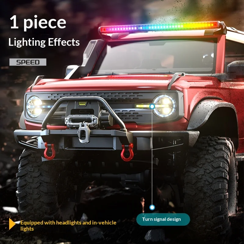 R1001 1/10 RC car 2.4g large-scale simulation climbing off-road vehicle model adult boy remote control toy collector gift