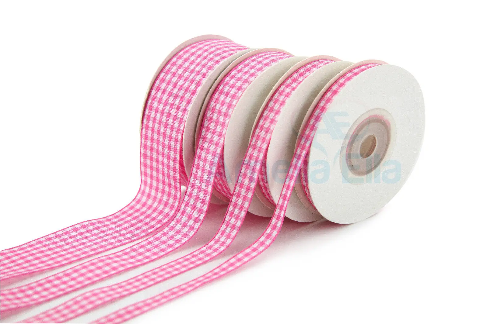 Hot Pink Colors Gingham Ribbon For Gift Packing Christmas Party Decoration Handmade DIY 16  25  38 MM