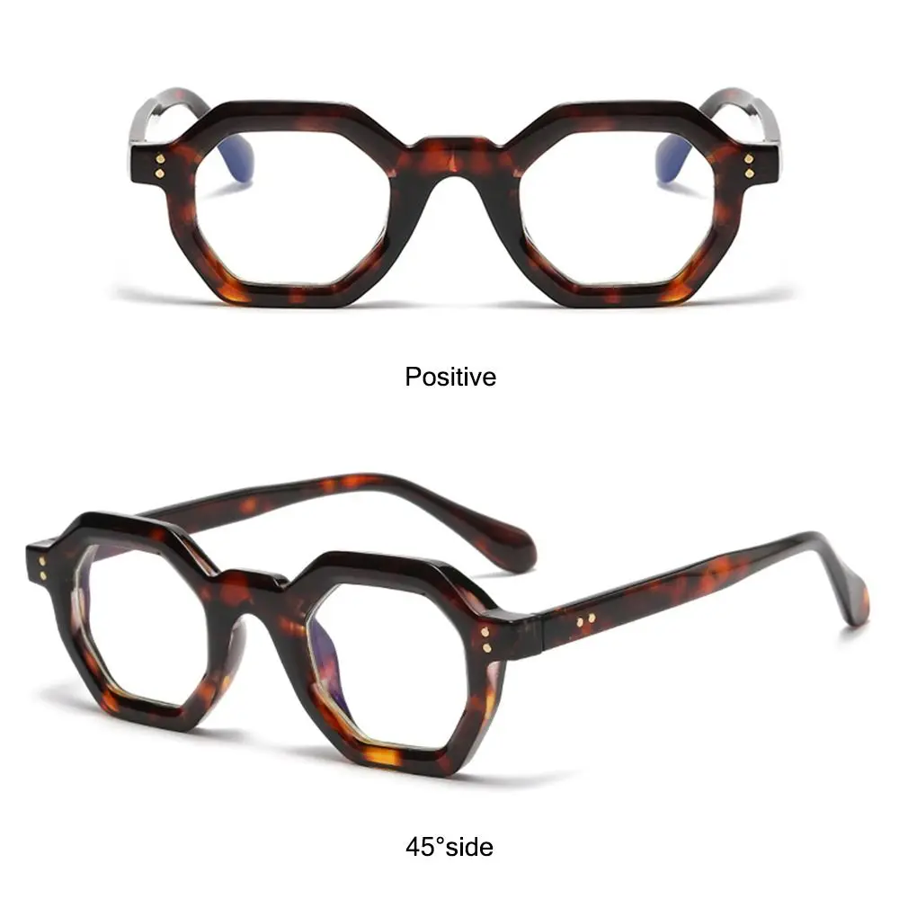 Vintage Polygon Square Women\'s Sunglasses Fashion Small Hexagon Shades UV400 Rivets Sun Glasses Trending Outdoor Sports Eyewear