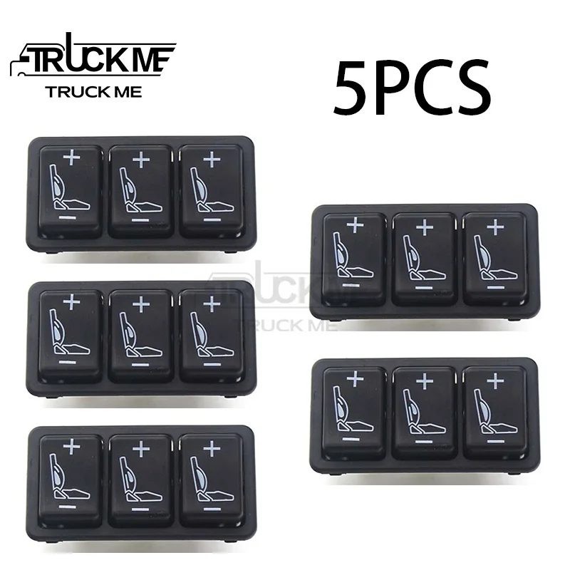 

5PCS/BOX Heavy Duty Truck Seat Repair Kits P1202 Seat Lumbar Adjustment Button For PILOT Seat