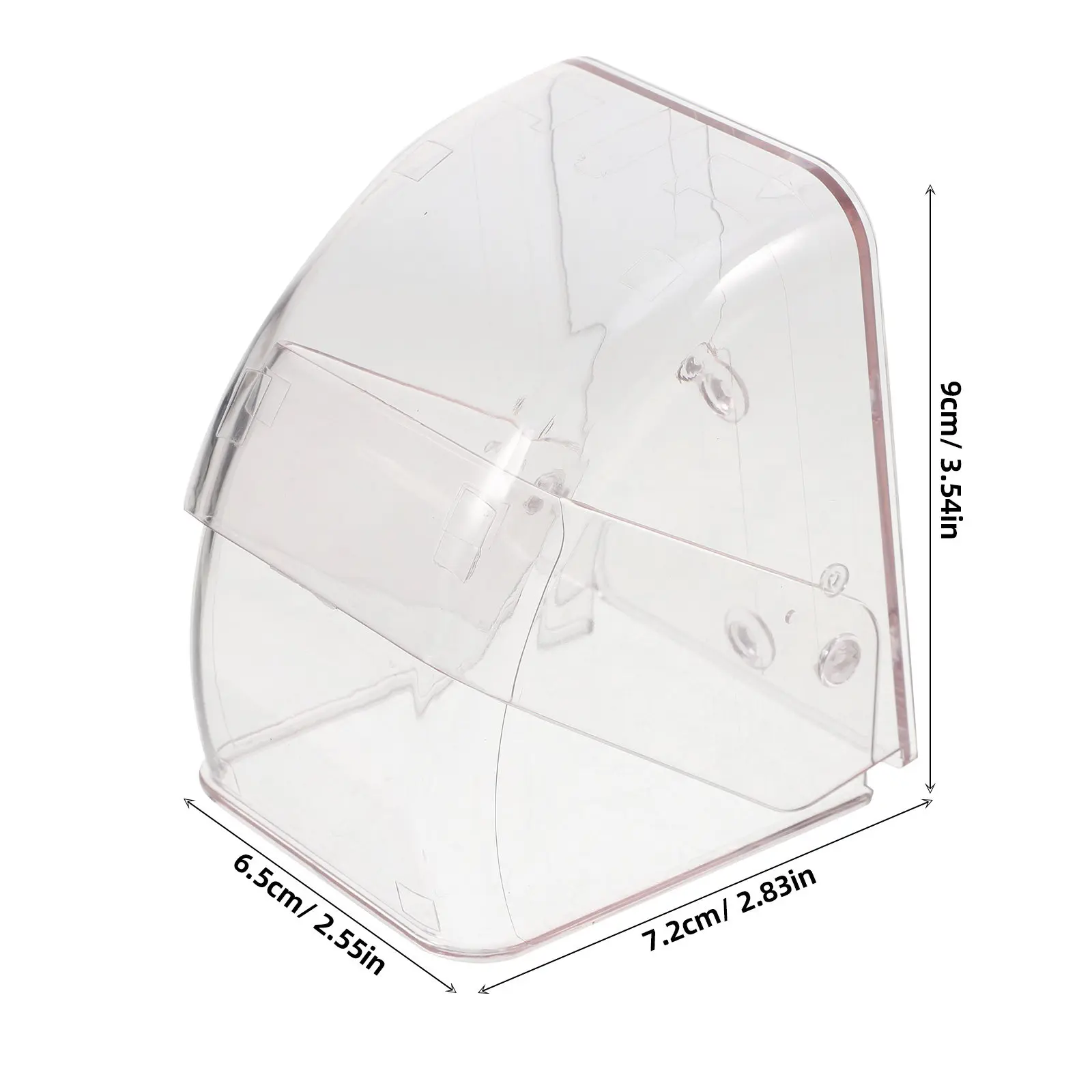 Wireless Doorbell Rain Cover – Transparent Waterproof Outdoor Protector for Push Button Doorbell