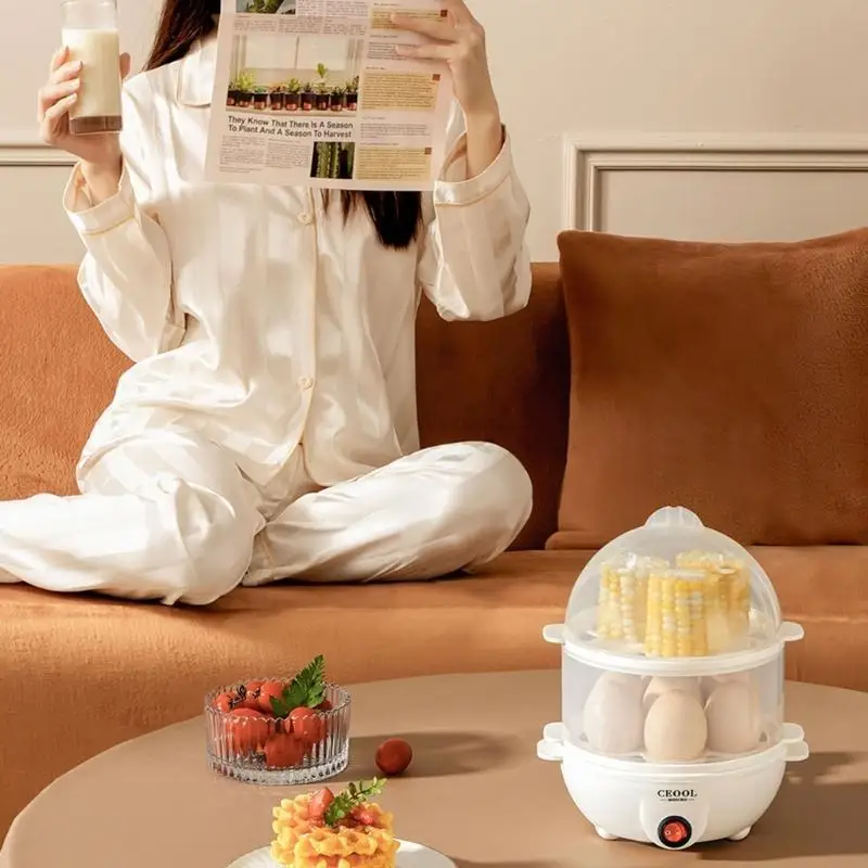 2025 Новая плита из яиц с автоматическим отключением для завтрака приготовление овощной пароварки