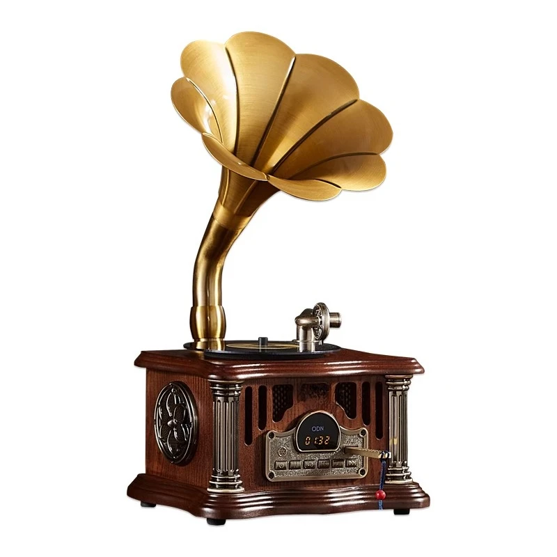 

Vinyl phonograph decoration mini charging bluetooth speaker retro birthday gift home ornament