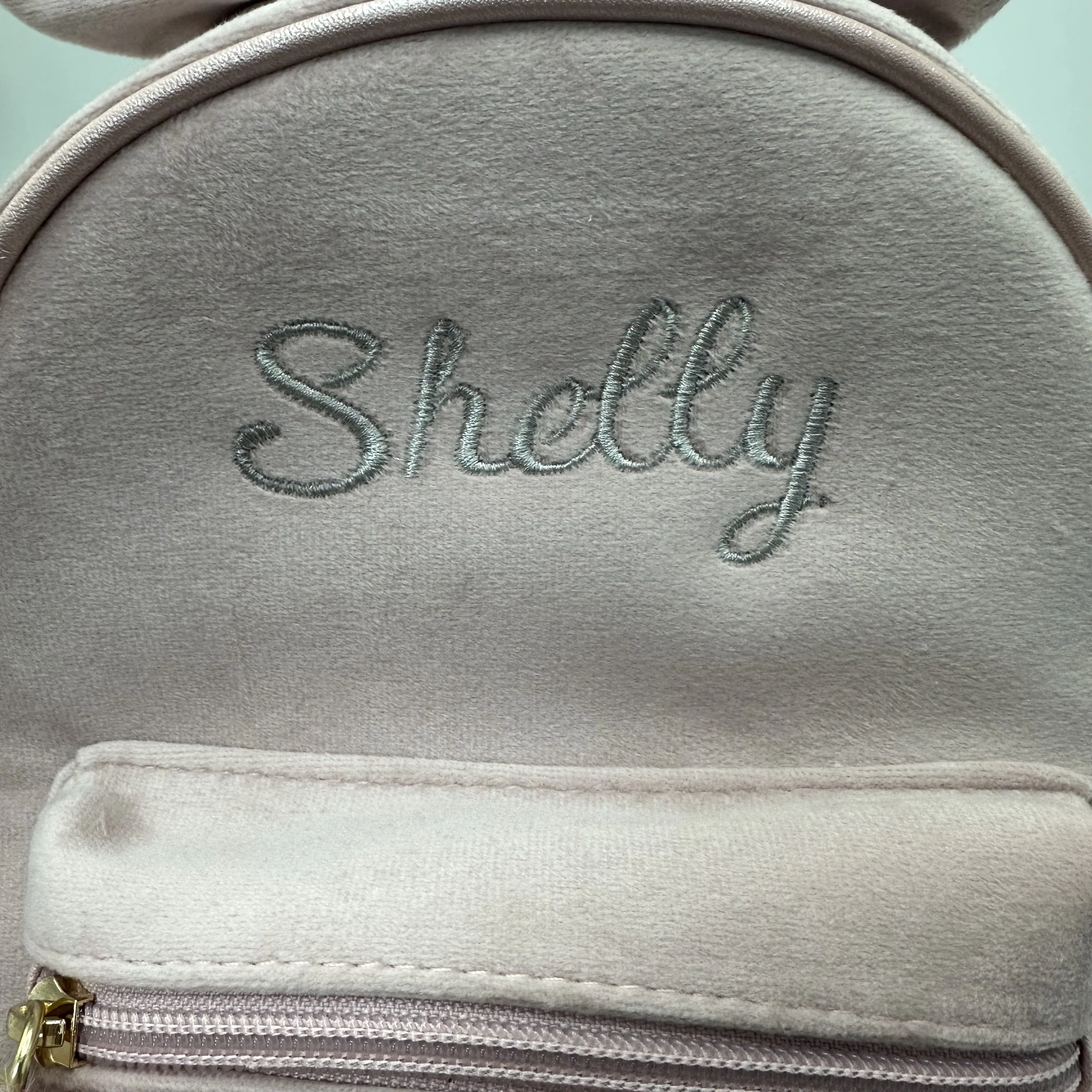 Pink Bow Backpack Personalized Embroidered Name Student School Bag Women's Customized Birthday Gift Backpack