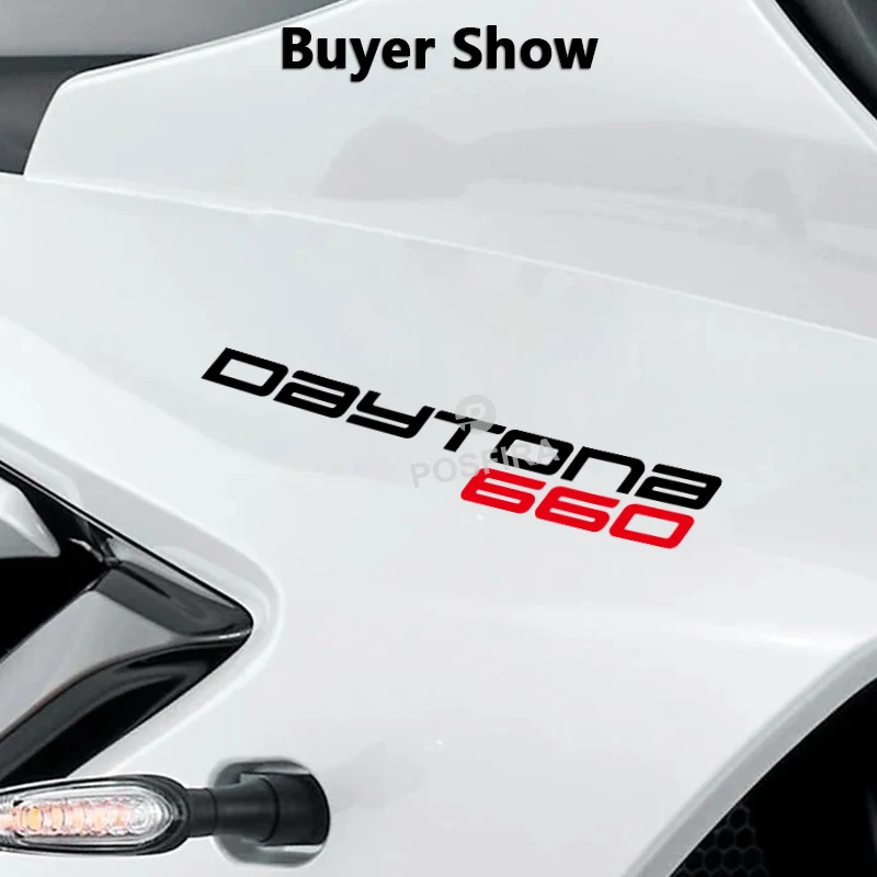 POSFIRA オートバイステッカー防水デカールトライアンフデイトナ 660 アクセサリー Daytona660 2024 2025 ビニールバイクステッカー