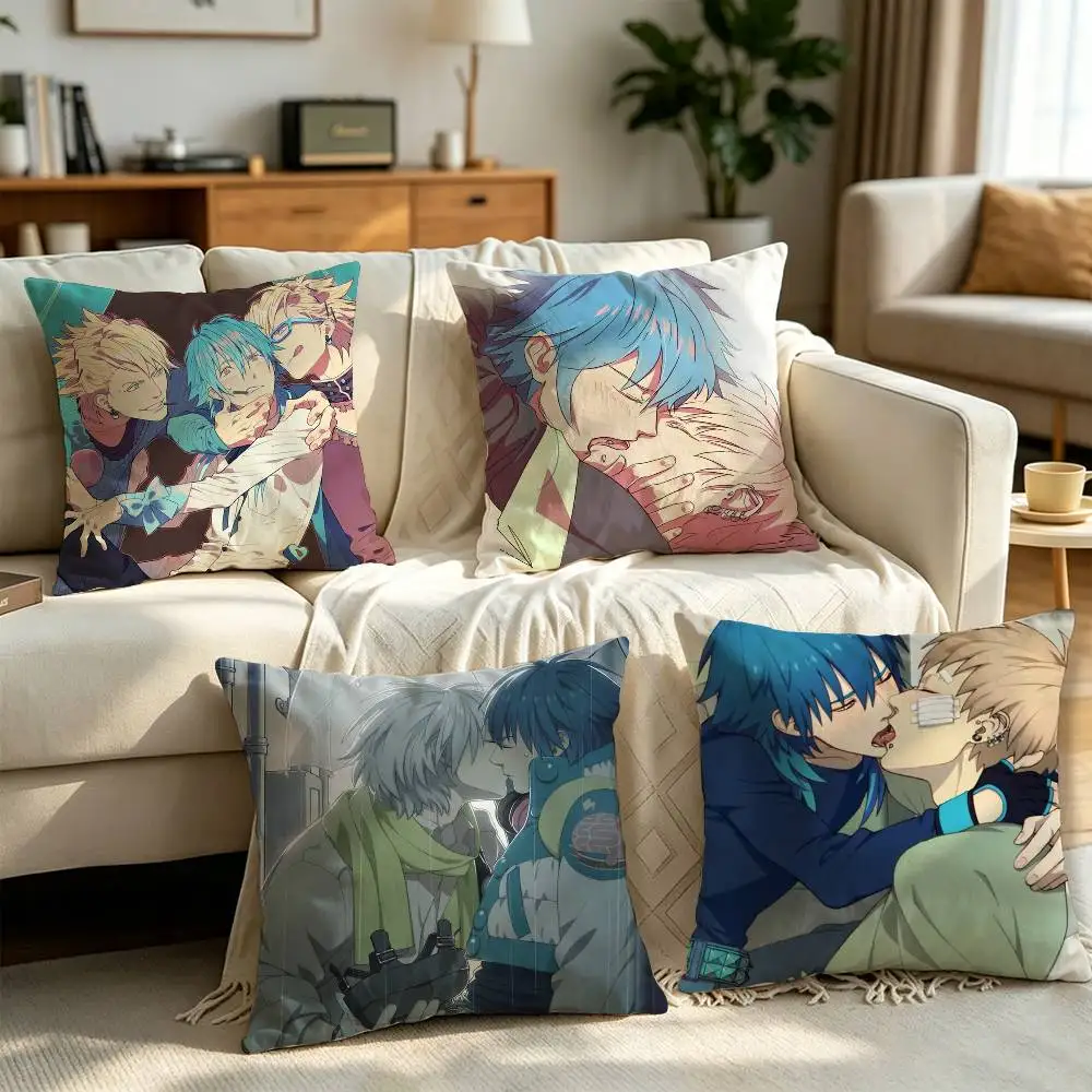 DRAMAtical Murder Pillow cover Soft Microfiber Pillowcase Home Sofa Decor Surprise Decorative printed.