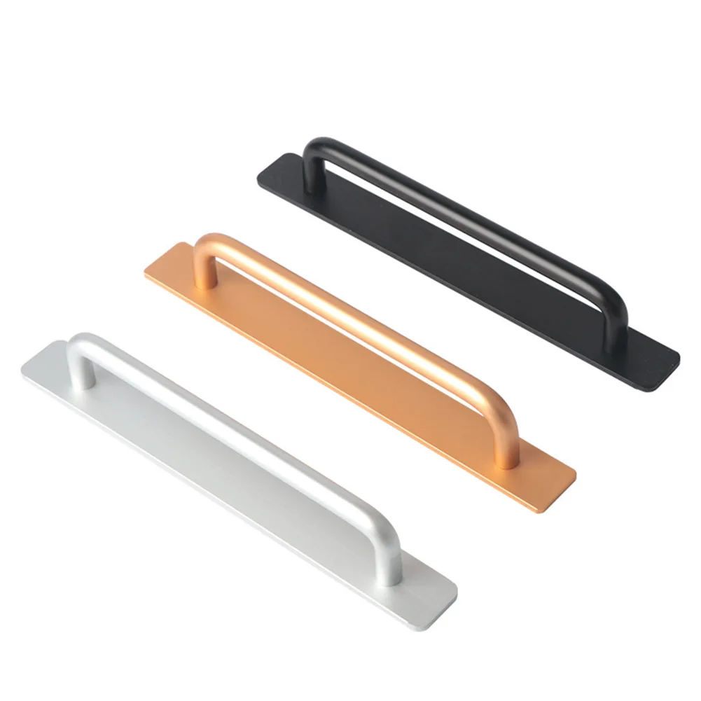 Barn Door Pull Push Plate  Duty Gate Handle Sliding  Door Pull Handle Bedroom Sliding Door Furniture Hardware Black Carbon