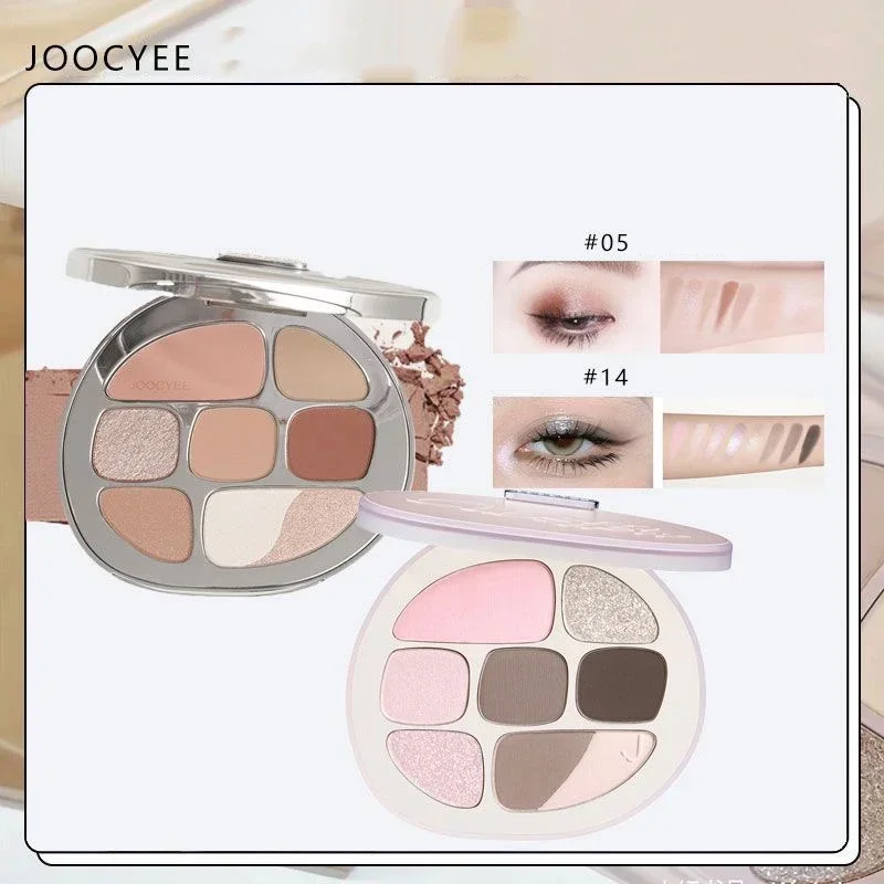 Joocyee Amber Eyeshadow Palette Shell Matte Rose Love Letter Eight Colour Highlighter Makeup Eye Shadow Palette