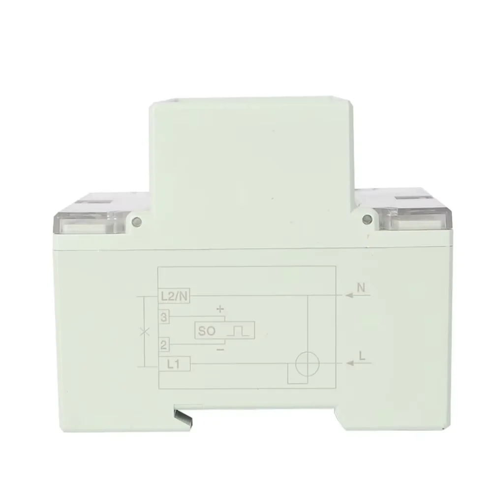 DDS1339 230VAC Single Phase 4P Energy Counter Meter Analog Electric Wattmeter Household Electric Din Rail Meter