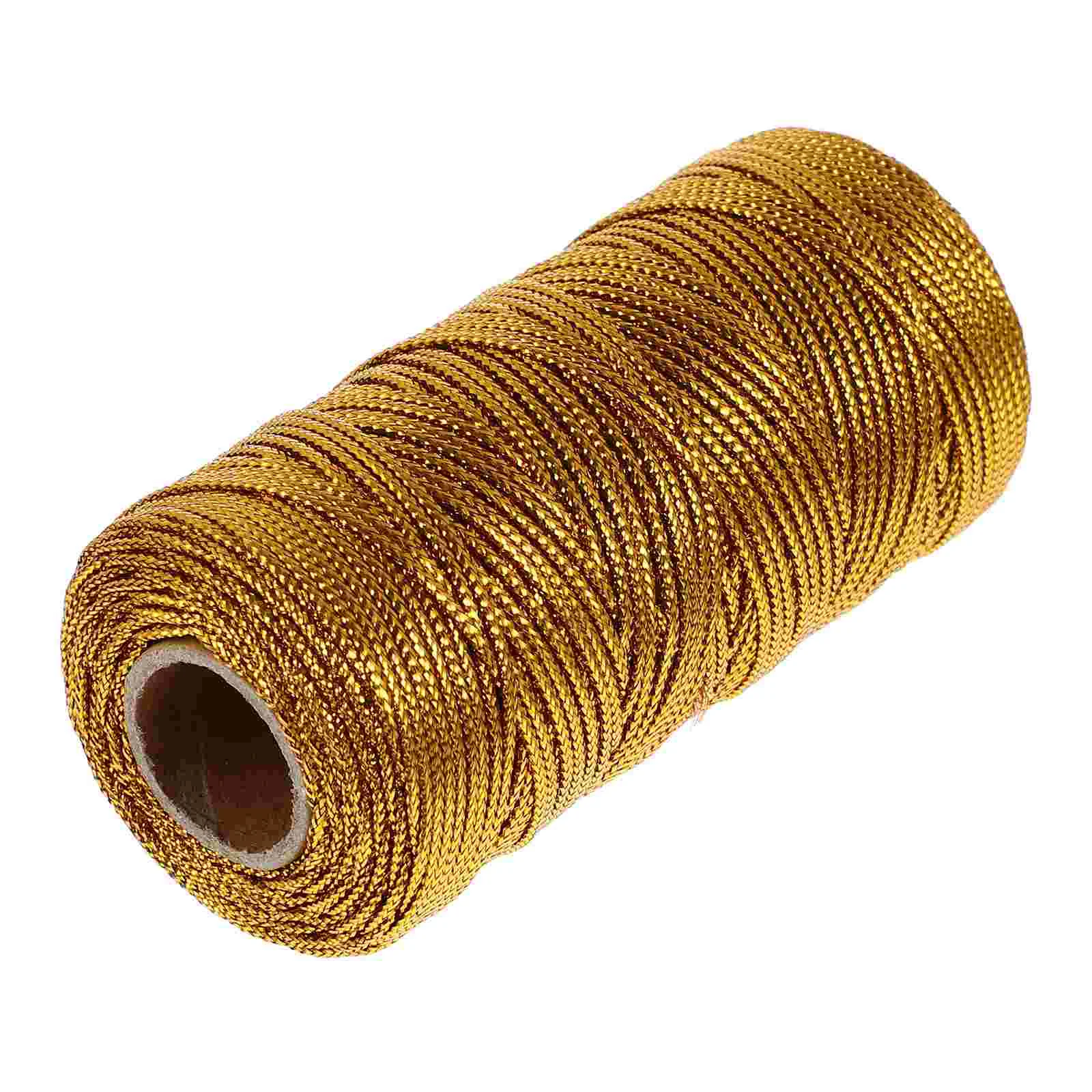 

Stickers Gold and Silver Thread Tag Line Burlap Invitation Cards Decorative Square Stack Polyester Gift Binding Ropes