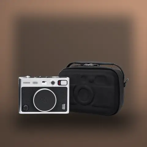 JJC Przenośny futerał ochronny na aparat Fuji Instax Mini 40/Mini 11/Mini 10/Mini 9 Instant Camera&Kodak Mini Shot 3 Retro Camera