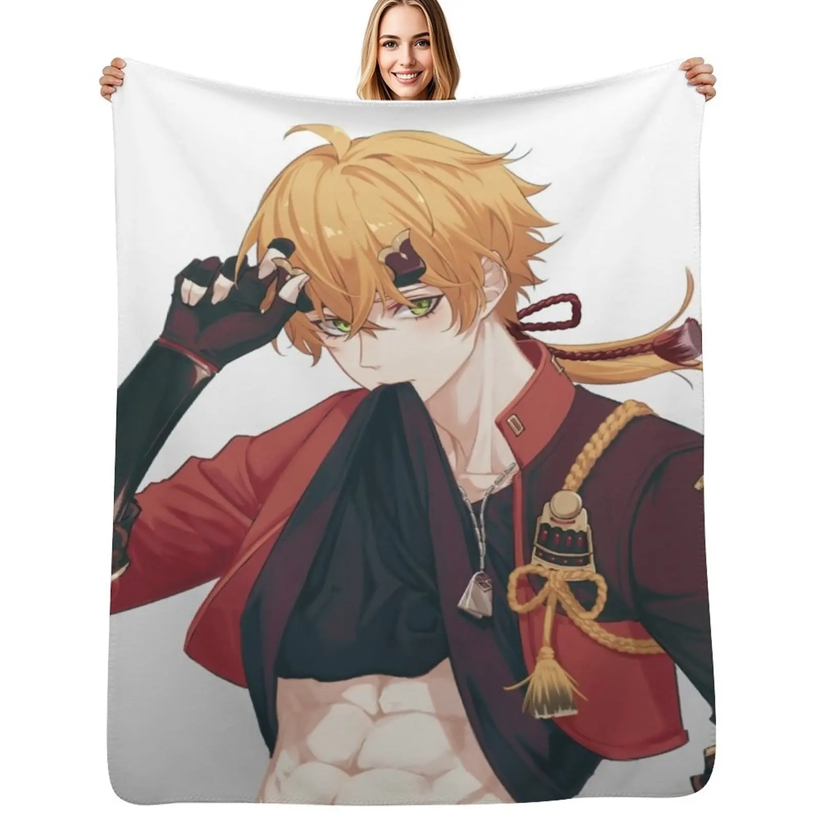 Thoma Throw Blanket Easy Care Comfortable Blanket for Couch