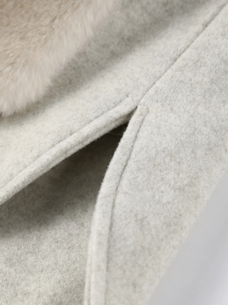 Damski płaszcz patchworkowy z dzianiny, długi rękaw, kieszenie, jednorzędowy, stójka, modny, streetwear