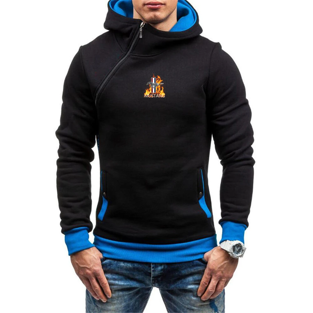 

Mustang 2023 Spring and autumn new style printing Mens High Quality leisure Fashion Hoodies keep Warm outdoors Sweatshirts