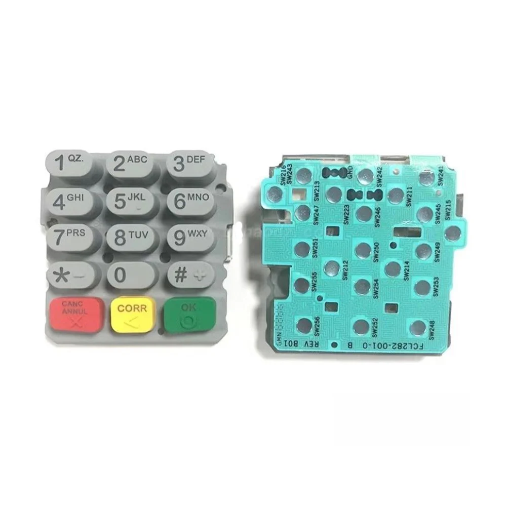 10PCS Silicone keyboard for Verifone Vx520 Vx680 POS terminal