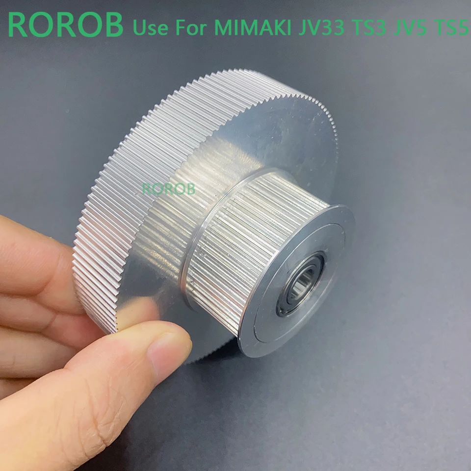 Mimaki Belt Drive Motor Gear Double Cone Pulley For Mimaki JV33 TS3 JV5 TS5 Large Format Printer Inkjet Pulley Pinch Roller