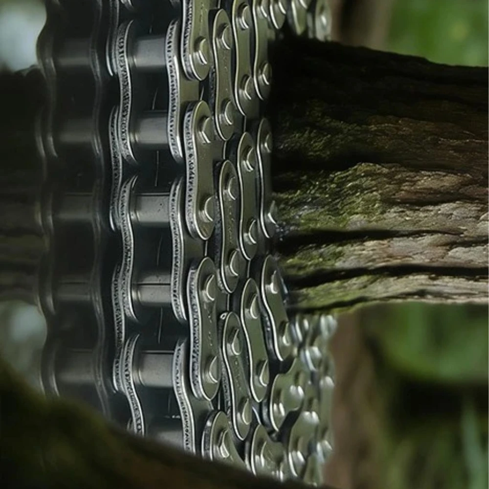 

For SUZUKI LT125 LT160 QuadRunner SP LT 125 160 185 SP125 25H 98L Motor Bike Roller Chain with Spare Master Cam Stainless Steel