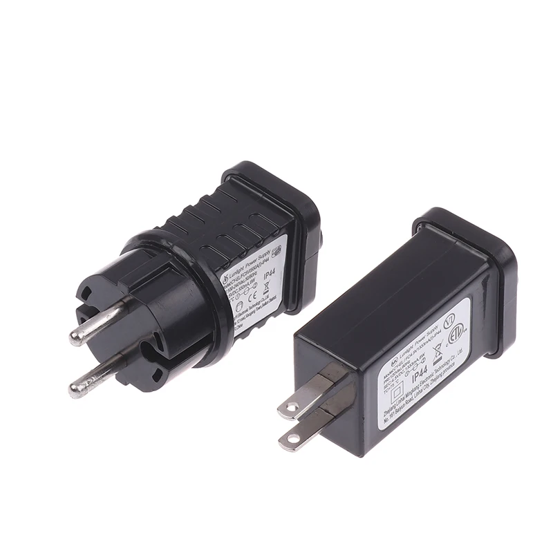 String Lights EU/US Plug 5VDC 6W 8 Functional SELV LED Lamp Driver Switch Adapter IP44 Waterproof Laser Lighting Power Supply