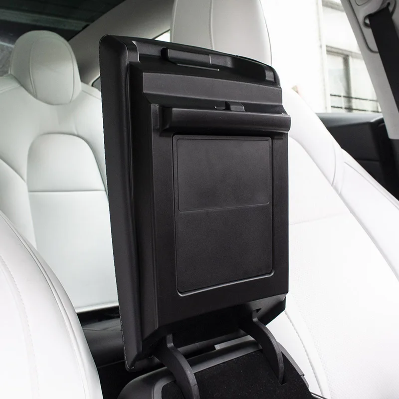 Suitable for 20-22 Tesla Model 3/Y suitable for armrest box storage box private storage box storage finishing car interior modif