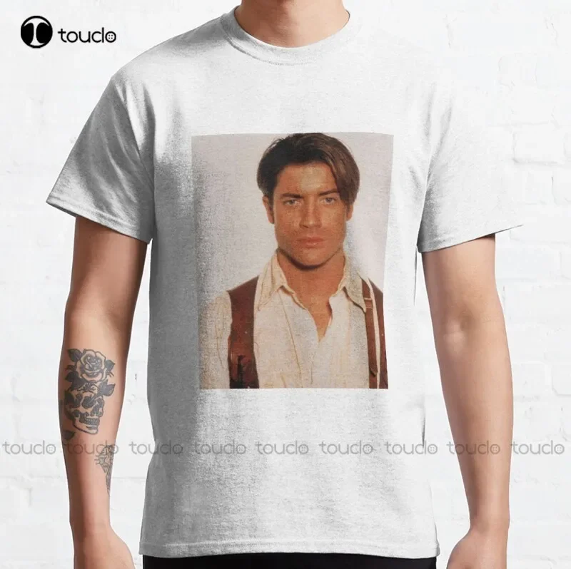 New The Mummy Brendan Fraser Mummy Returns 90S Rick Oconnell Cute Classic T-Shirt Mens Shirts Clearance Cotton Tee Shirts Xs-5Xl