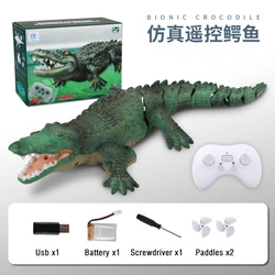 simulation RC Crocodile Robotic Fish Realistic for Pool Lake Toys for Kids Waterproof Remote Control Animal ChildrenGift  Electr