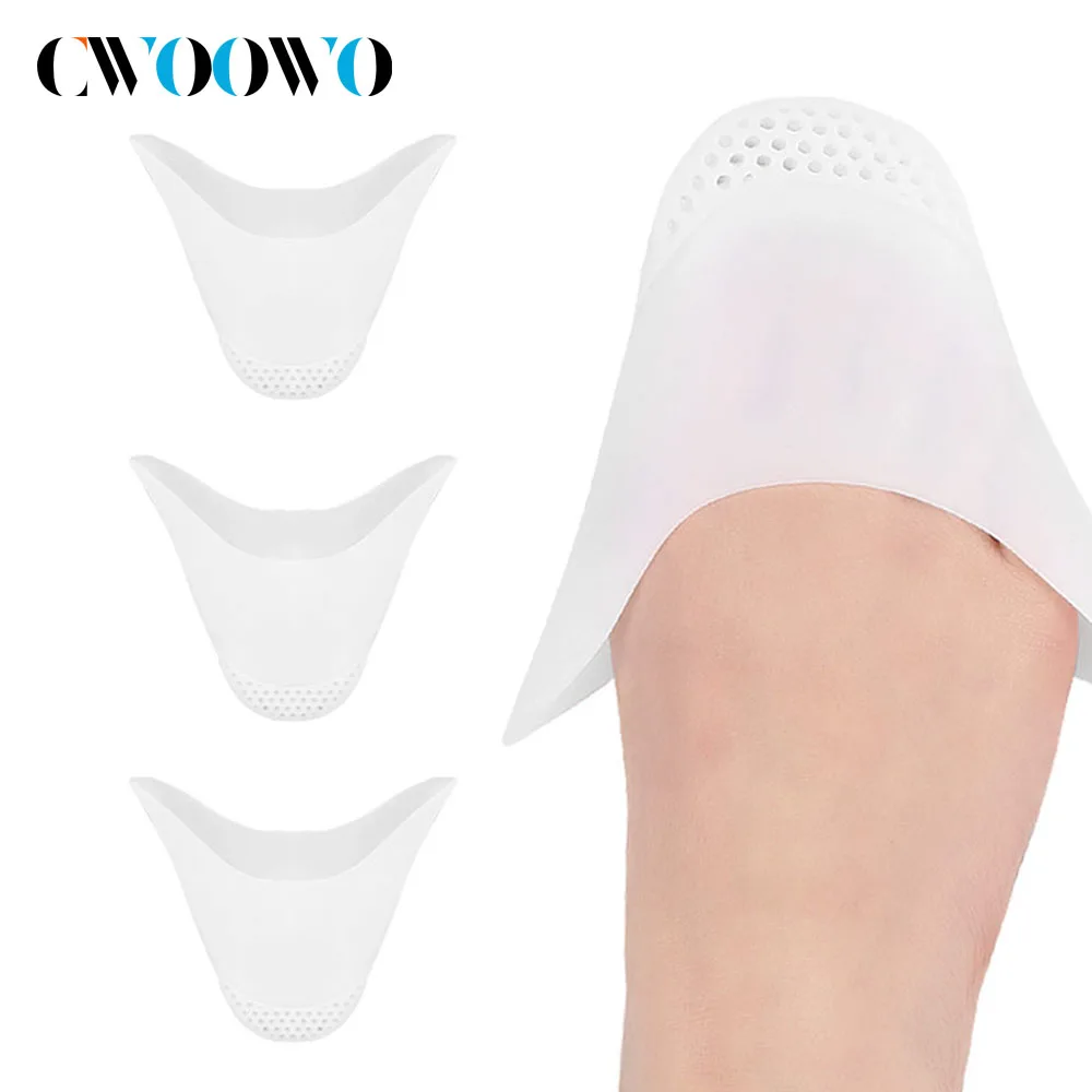 Protecteurs de talon de chaussure en silicone pour femmes et hommes, gel de protection des pieds, casquettes de pointe, protège-pieds, 1 paire
