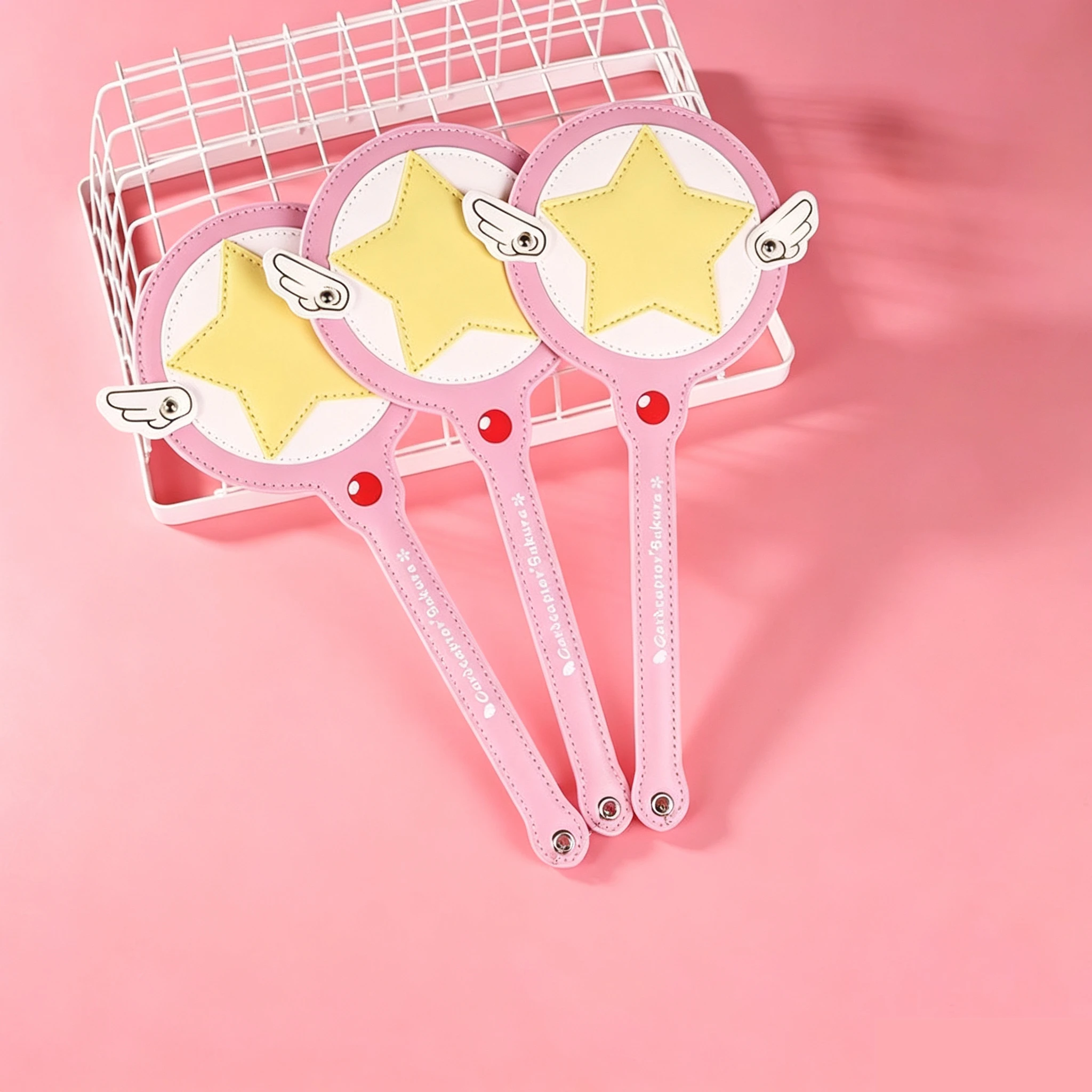 Bus Subway Card Cover Holder Card Bag with Wings Anime Magic Wand Card Bag