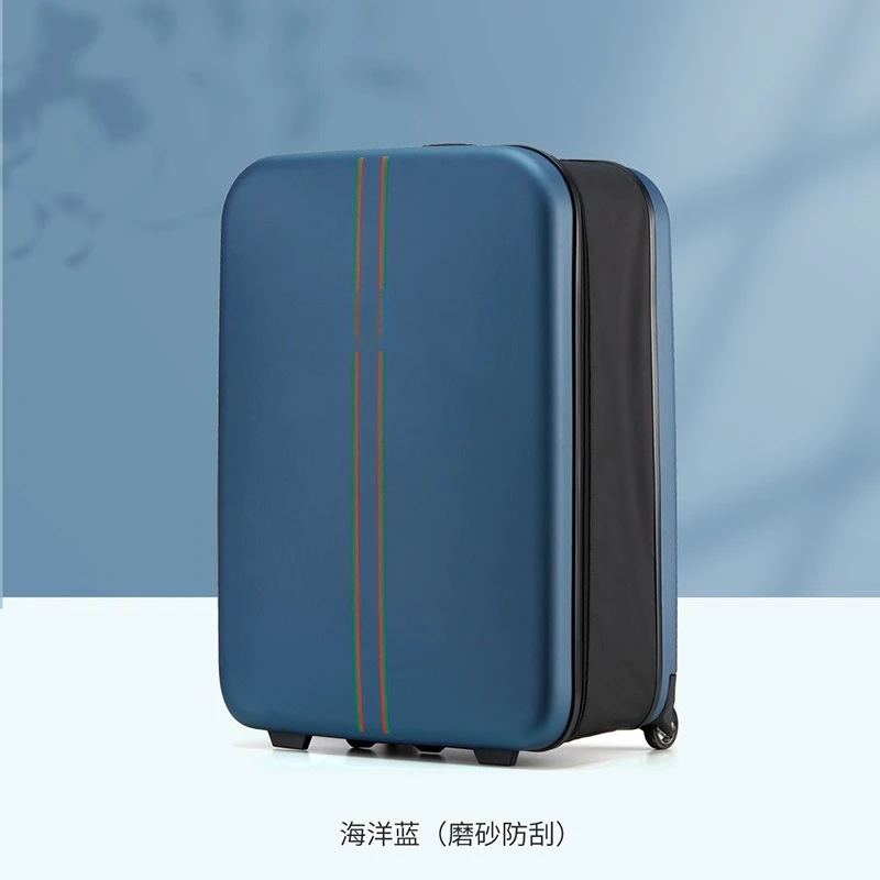 New Foldable Luggage 20/24 Inch Lightweight Suitcase Portable Travel Trolley Case for Business Trip
