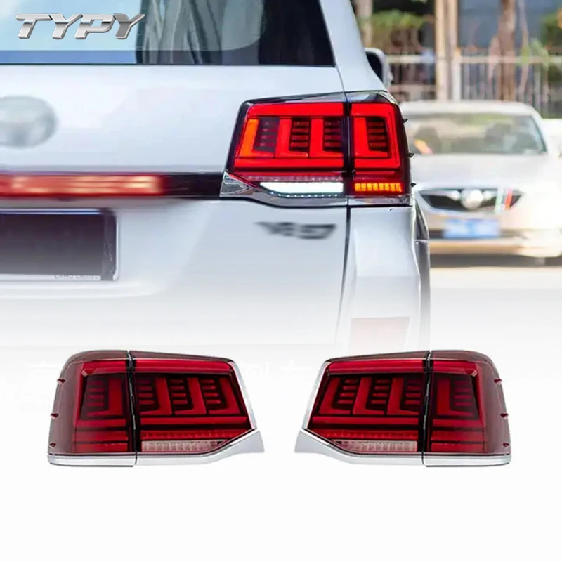 

LED Taillamp Rear Tail Lamp LC200 Taillights Plug And Play New Design For Toyota Land Cruiser 2016 2017 2018 2019 2020