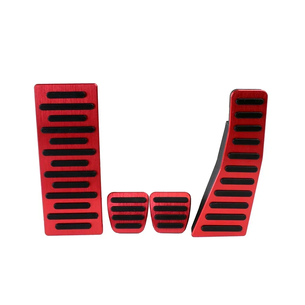 الألومنيوم لا الحفر منصات دواسة مجموعة الغاز الفرامل مسند القدمين لهوندا سيفيك 2006 2007 2008 2009 2010 2011 MT/AT LHD اكسسوارات السيارات #1