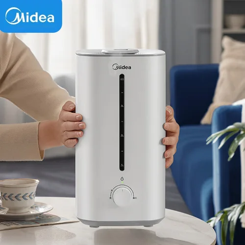 Midea 휴대용 아로마 테라피 디퓨저 공기 가습기, 쿨 미스트 가습기, 조용한 자동 차단 책상 가습기, 4000ML 