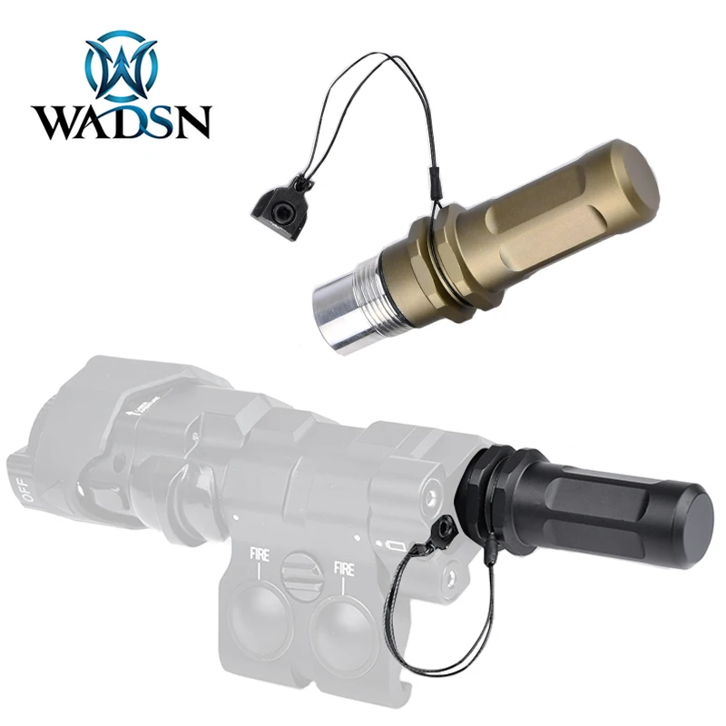 WADSN MAWL C1+ AA Battery Version Green IR Laser Red Dot Ray Tactical Metal Extended Tail Cover Hunting Modification Accessories