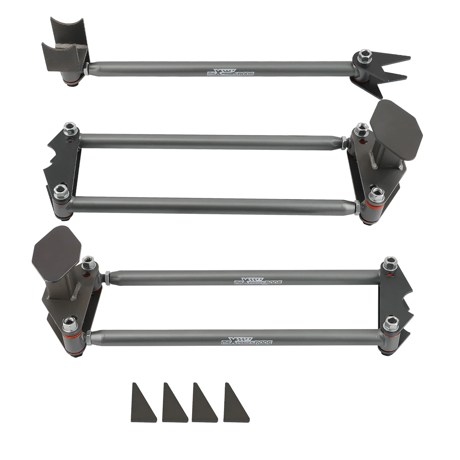 Weld On Universal 4 Link Kit for Classic Car Rat Rod Air Ride Leveling Lift