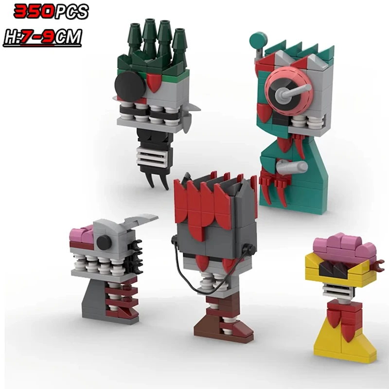 Figurines d'action Parasite, blocs de construction, jouets Sprunkie foncé d'horreur, briques Oren Wenda, jouets assemblés pour enfants, cadeau de noël et de pâques