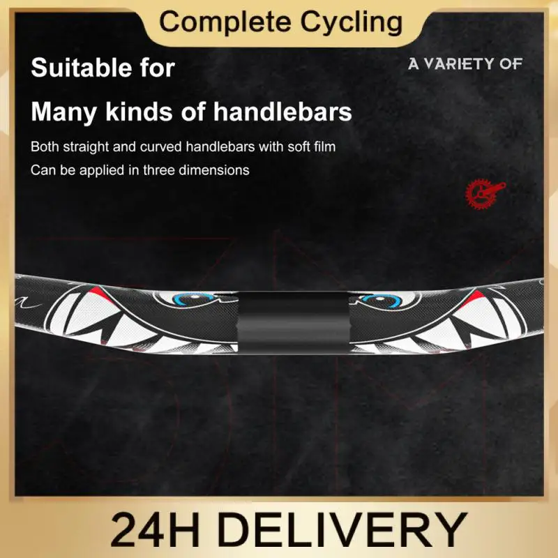 Handlebar Sticker Ultralight Antiskid Handlebar Film Parts Folding Frame Protective Film Retrofit Sticker New