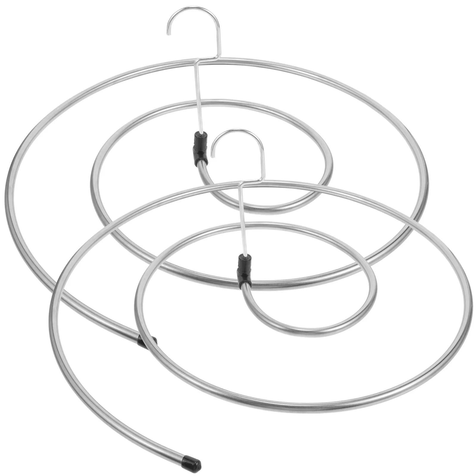 

Laundry Drying Rack 2Pcs Stainless Steel Spiral Hanger for Bed Sheets Quilts Outdoor Rotating Drying Hanger Space Saving Balcony