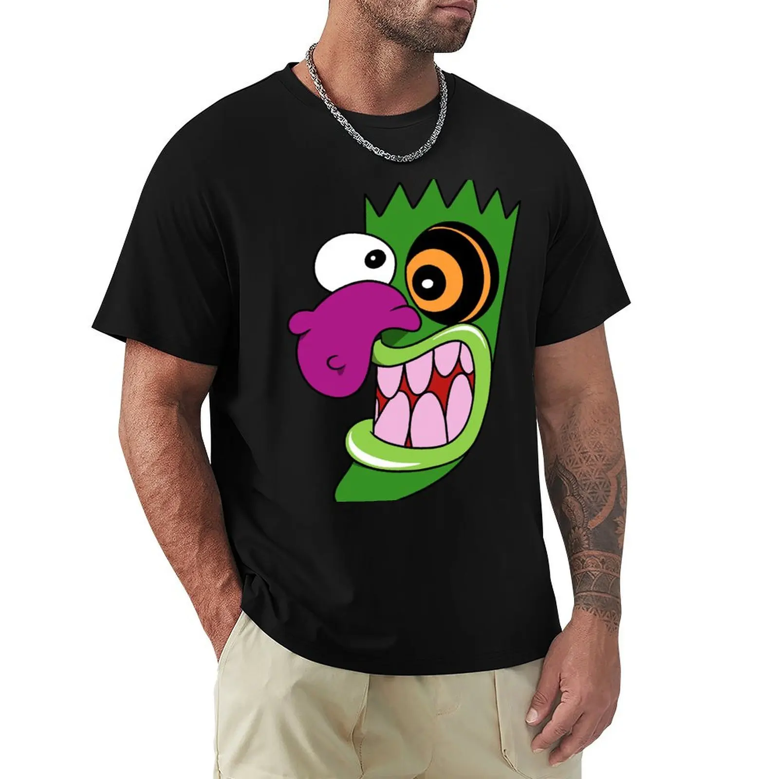 

Courage mask T-Shirt funny meme t-shirts Short sleeve tee plus size men clothing