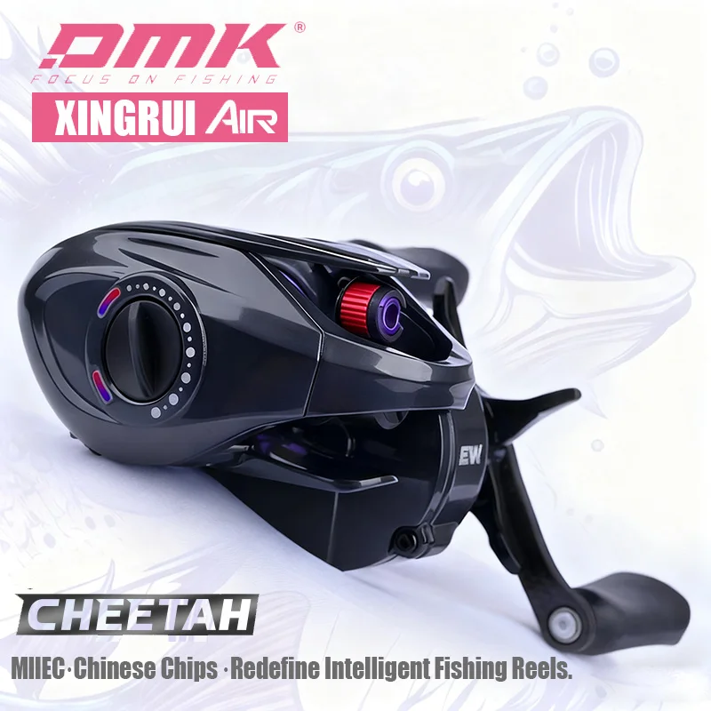 DMK CHEETAH XINGRUI carrete de pesca ligero resistente tres modos - imagen 2