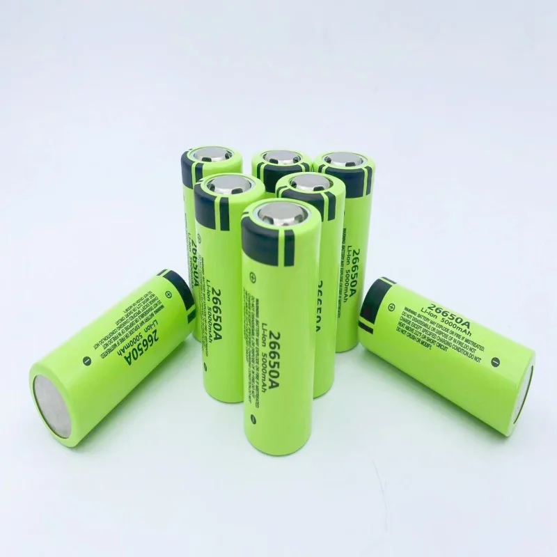 Large capacity rechargeable lithium-ion battery 100% 26650mAh LII-50A 5000mAh 26650-50A flashlight 20A new 3.7V