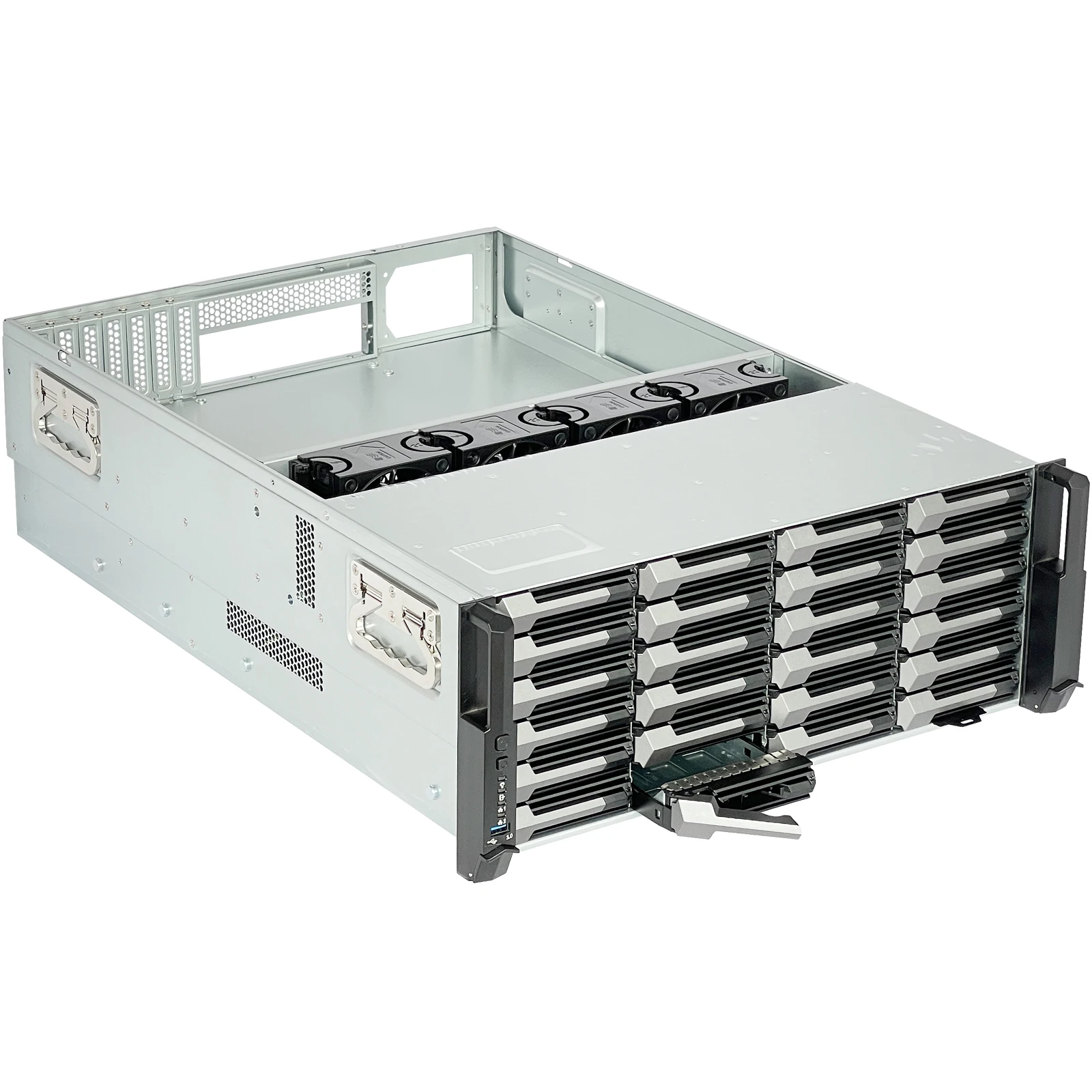 2025ZhenLoong X436 4U Серверный корпус с 36 отсеками для монтажа в стойку SATA SAS Объединительная плата с возможностью горячей замены Mini 12G с чипом расширения NAS Стойка для хранения данных Cha